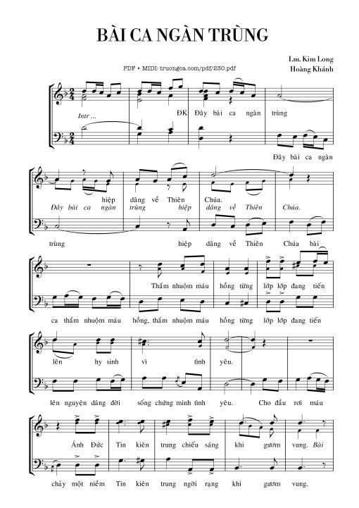 Bài ca ngàn trùng