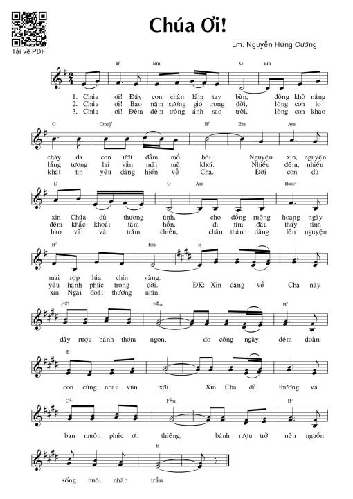 Chúa Ơi - Lm. Nguyễn Hùng Cường