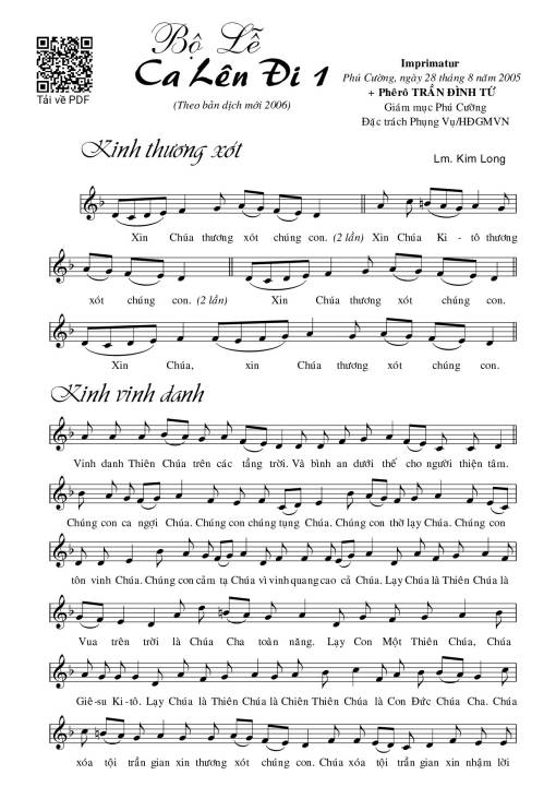 Bộ lễ ca lên đi 1