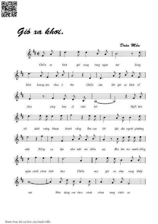 Gió xa khơi - Dzoãn Mẫn