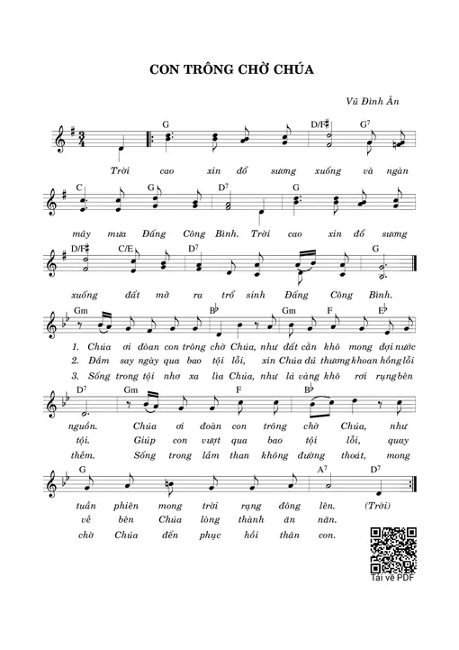 Con Trông Chờ Chúa