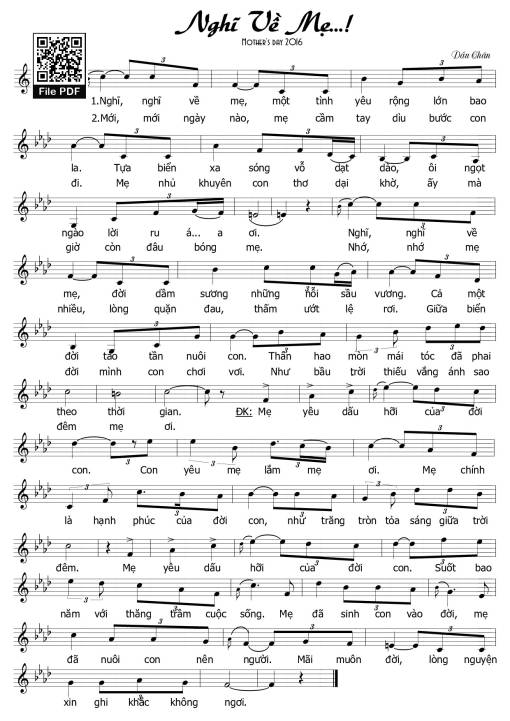 Nghĩ Về Mẹ - Dấu Chân