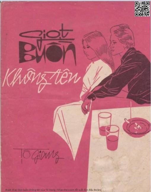 Sheet PDF of Giọt buồn không tên