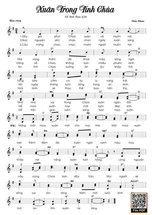 Xuân trong tình Chúa