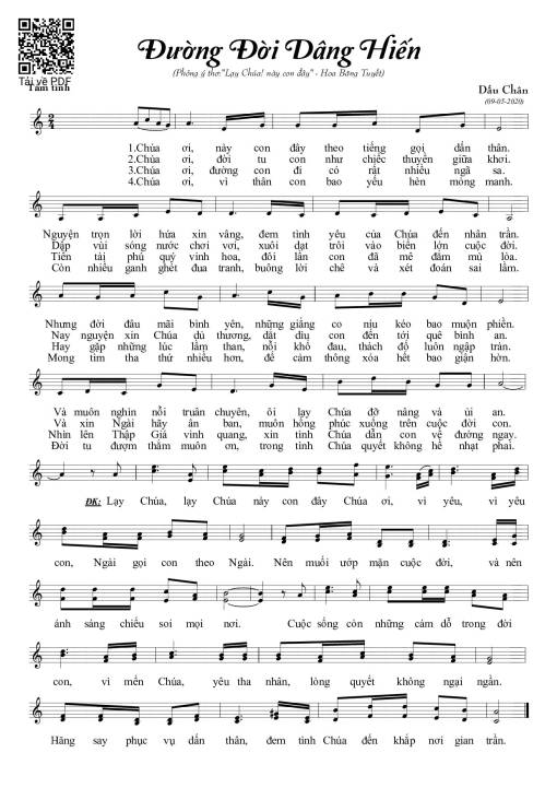 Đường đời dâng hiến