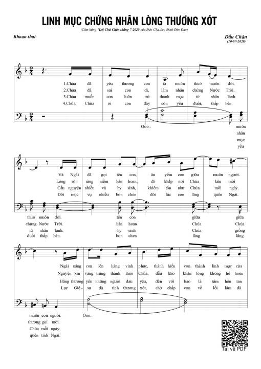 Linh mục chứng nhân lòng thương xót