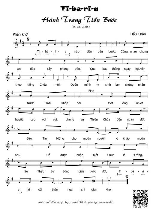 Tiberia Hành trang tiến bước