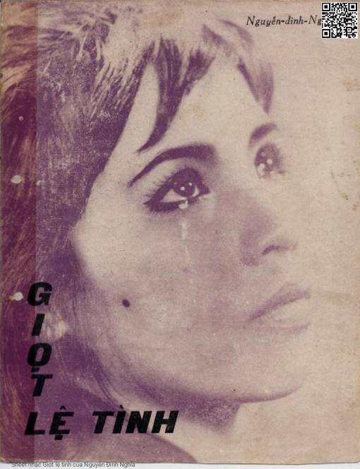 Sheet PDF of Giọt lệ tình