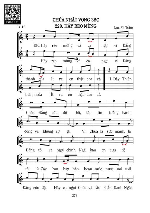 Hãy Reo Mừng - Mi Trầm