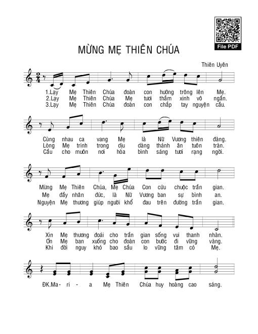 Mừng Mẹ Thiên Chúa