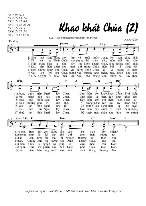 Khao Khát Chúa 2 - Giang Tâm