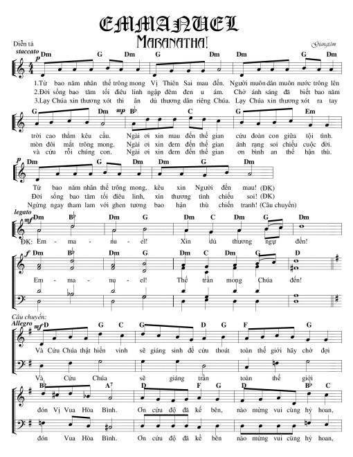 Emmanuel Maranatha! - Giang Tâm