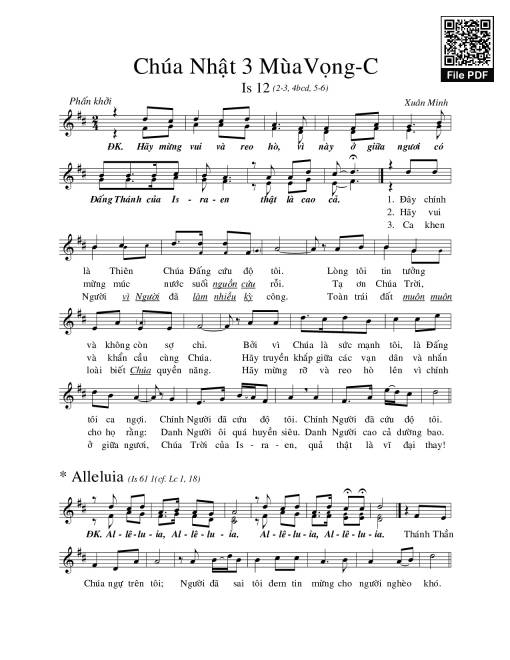 Chúa Nhật 3C Mùa Vọng