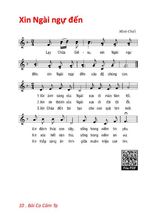 Xin Ngài Ngự Đến