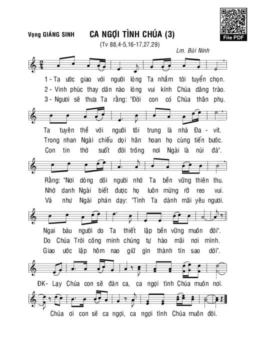 Thánh Vịnh 88, Ca Ngợi Tình Chúa Iii