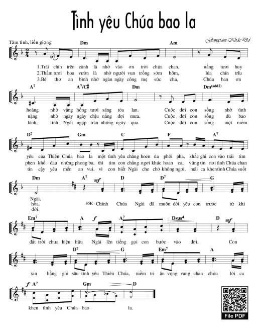 Tình Yêu Chúa Bao La