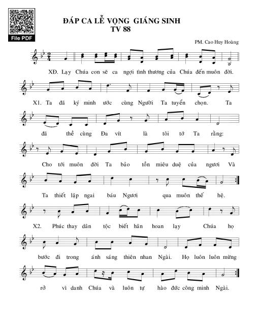 Thánh Vịnh 88, Lễ Vọng Giáng Sinh