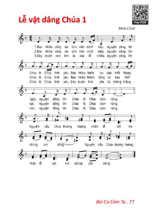 Lễ Vật Dâng Chúa 1