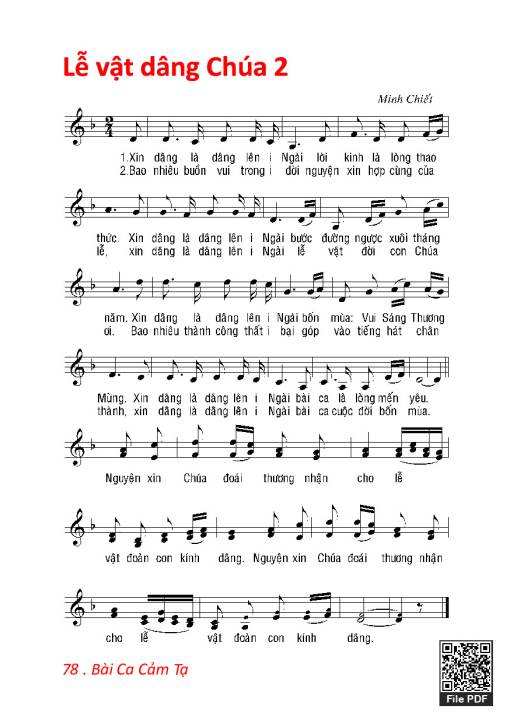 Lễ Vật Dâng Chúa 2