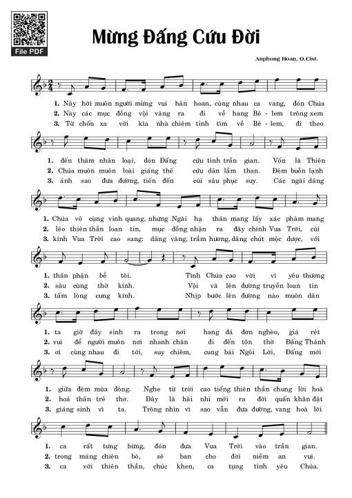 Mừng Đấng Cứu Đời