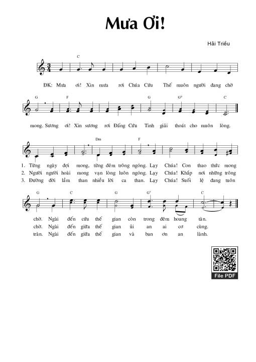 Mưa Ơi - Hải Triều