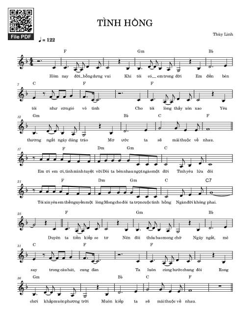 Tình hồng - Thùy Linh