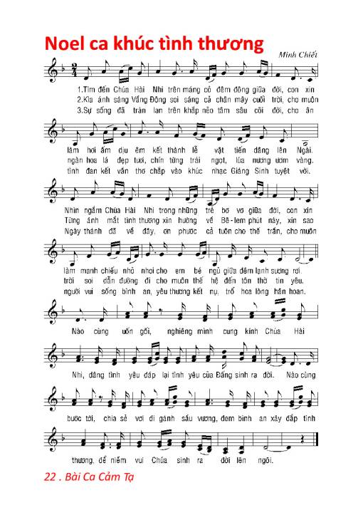 Noel Ca Khúc Tình Thương