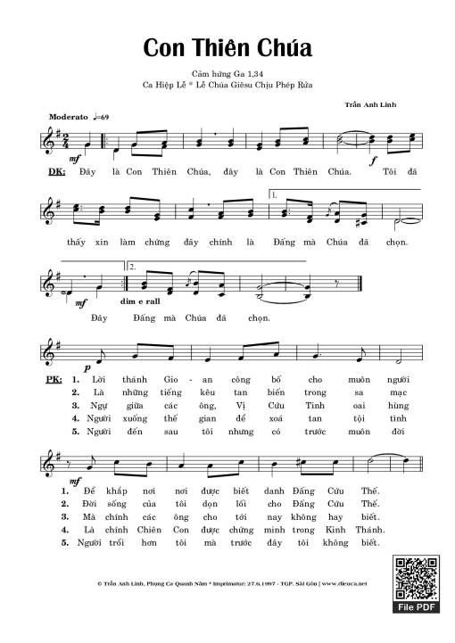 Con Thiên Chúa - Trần Anh Linh