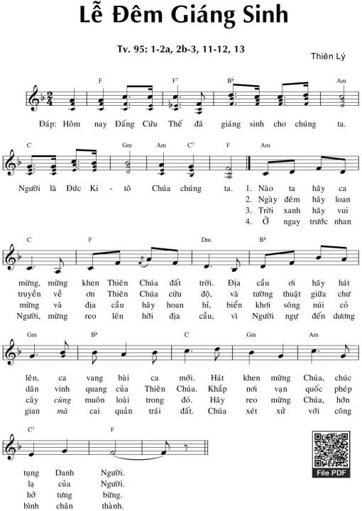Thánh Vịnh 95, Lễ Đêm Giáng Sinh