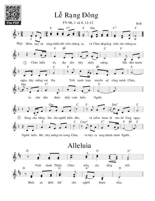 Thánh Vịnh 96, Lễ Rạng Đông. 2