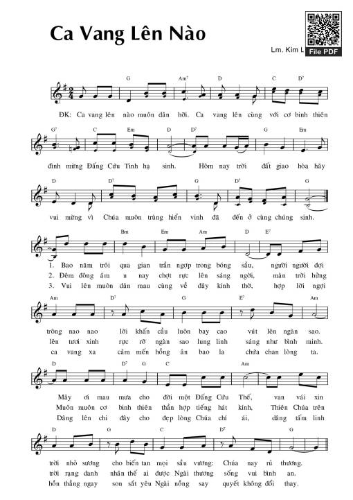 Ca Vang Lên Nào - Kim Long