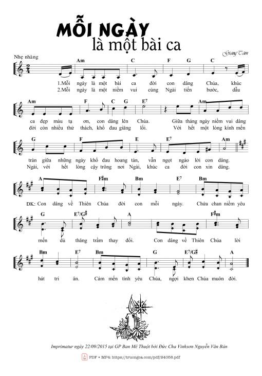 Mỗi Ngày Là Một Bài Ca