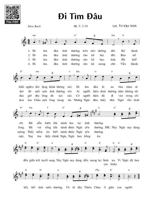 Đi Tìm Đâu - Tri Văn Vinh