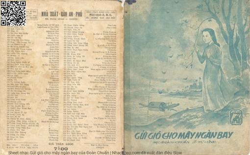 Sheet PDF of Gửi gió cho mây ngàn bay