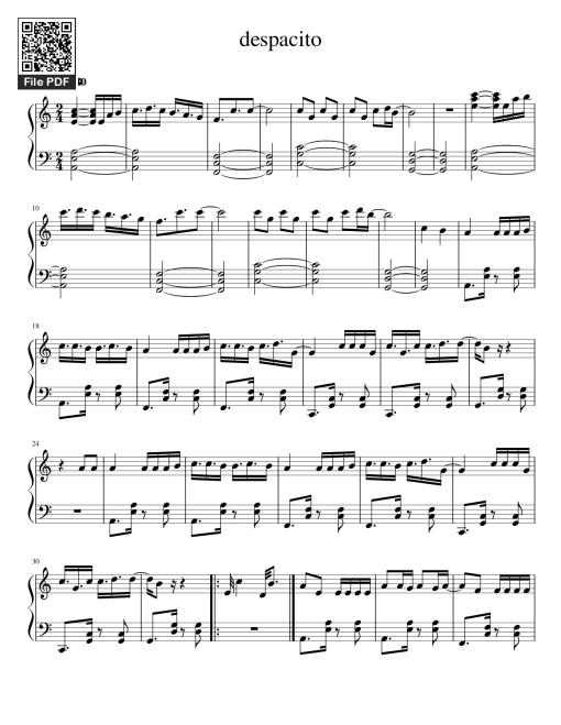 Despasito Piano Klasik