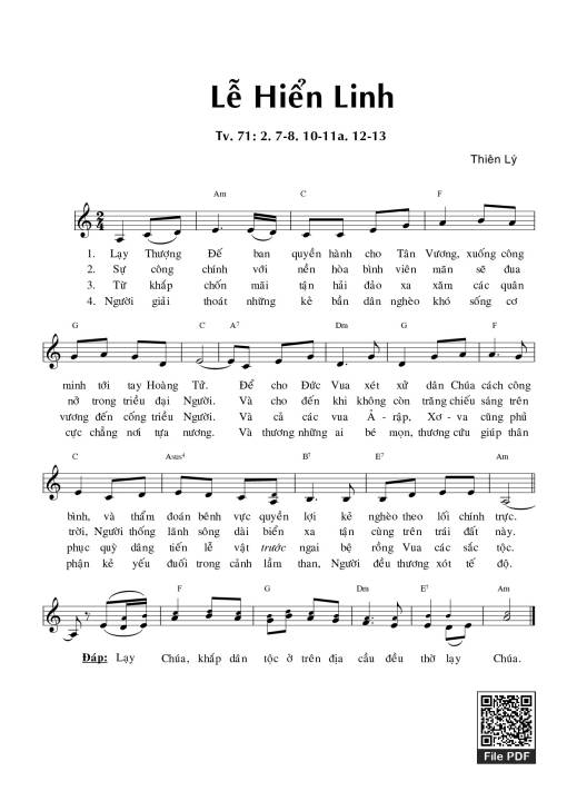 Thánh Vịnh 71, Lễ Hiển Linh