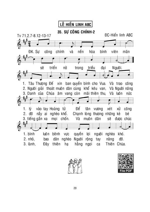 Sheet PDF of Thánh Vịnh 71, Sự Công Chính 4