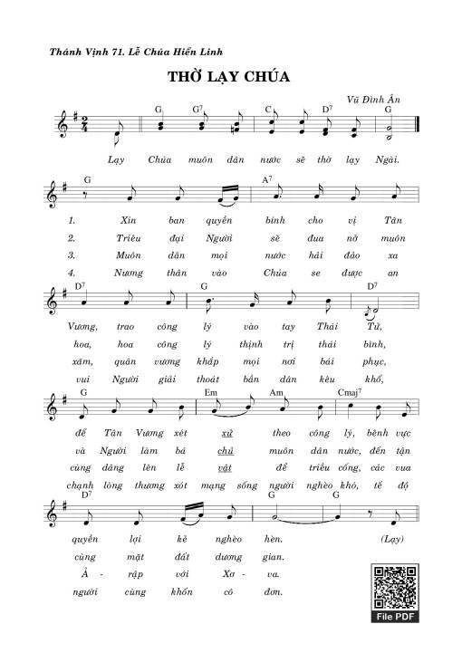 Thánh Vịnh 71, Thờ Lạy Chúa