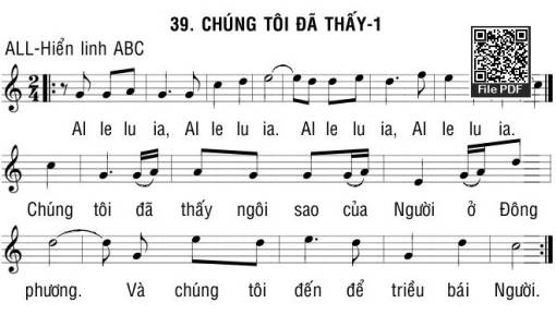 Sheet PDF of Thtm. Lễ Hiển Linh