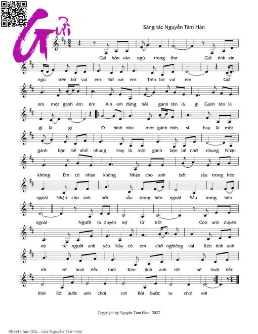 Sheet PDF of Gửi... - Nguyễn Tâm Hàn