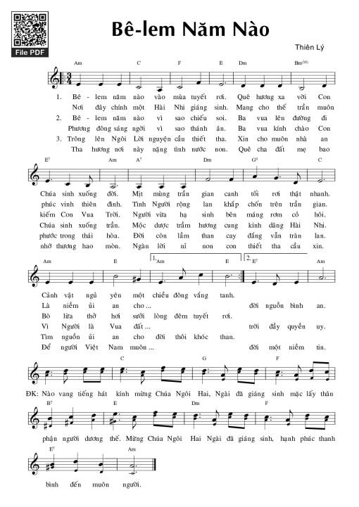 Bêlem Năm Nào - Thiên Lý