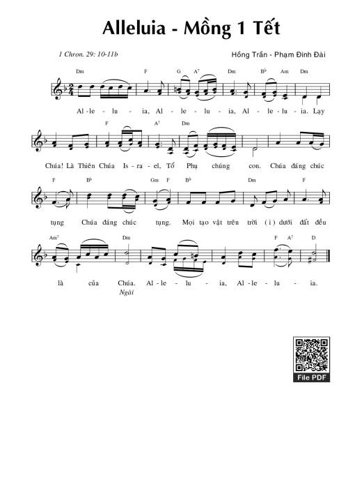 Alleluia (Lễ Mồng 1)