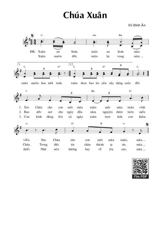 Chúa xuân - Vũ Đình ÂnChúa Xuân Yêu ThươngNguyễn Ngọc Tiến