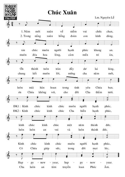 Chúc xuân - Nguyên Lễ