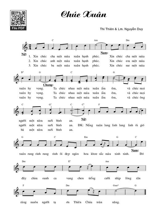 Chúc xuân - Nguyễn Duy