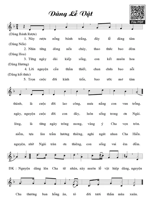 Dâng lễ vật - ***