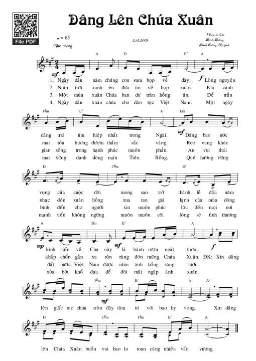 Dâng lên Chúa Xuân