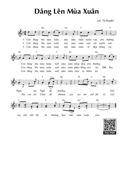 Dâng lên mùa xuân