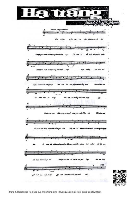 Hạ trắng - Trịnh Công Sơn