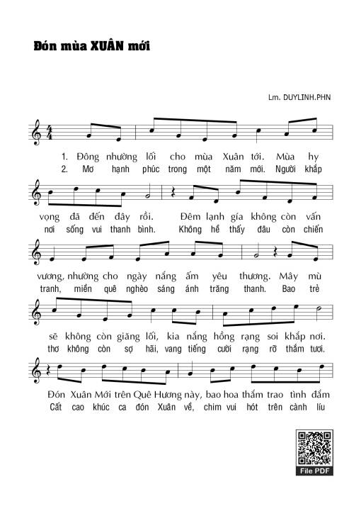 Đón mùa xuân mới